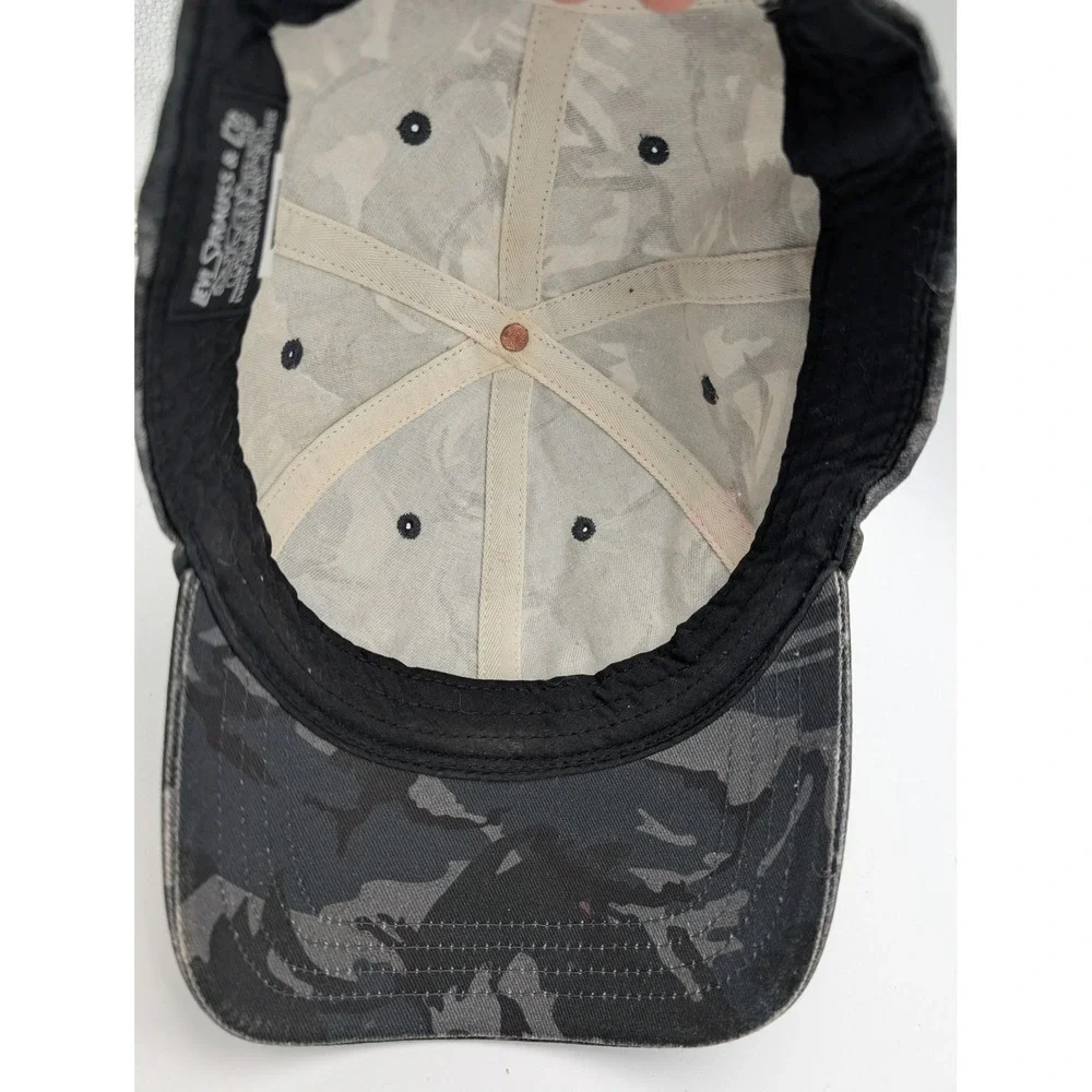 Levis Mens Grey Camo Batwing Logo Snapback Baseball Hat Adjustable Cotton Cap